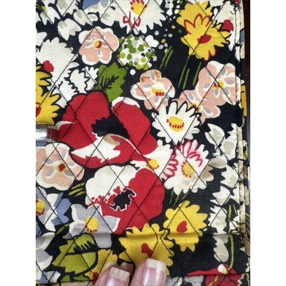 Vera Bradley Poppy Fields Crossbody Artsy Handbag Floral Whimsgoth Quilted - Picture 15 of 16